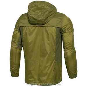 Vêtement de sport extérieur personnalisé imperméable pour la course à pied et la randonnée en gros, veste coupe-vent personnalisée pour hommes - Product Image 2