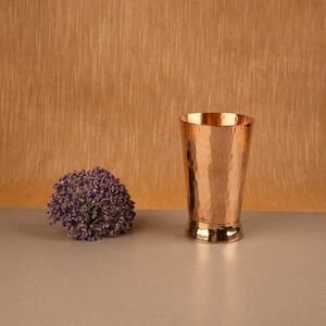 Vaso de Cobre Natural Pulido a Mano, Ecológico, de Gran Capacidad para un Consumo de Agua Saludable, Precio al por Mayor en India - Product Image 3