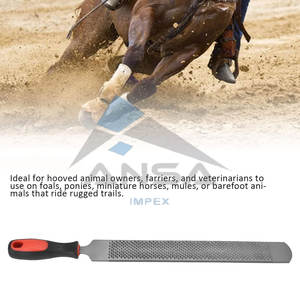 Hoof Rasp 19.29 Inch Hoof Rasp File with Handle Shoeing Rasp Low Alloy <b>Horseshoe</b> Trimming Miniature Horses Goats Donkeys Pigs - Product Image 5