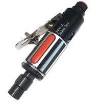 Meuleuse pneumatique droite haute vitesse 25 000 tr/min puissante 0,8 CV pour applications lourdes, échappement arrière, meulage, polissage