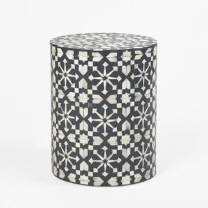 Mesa de centro con incrustaciones de hueso en forma hexagonal, muebles elegantes para sala de estar para uso doméstico, muebles con incrustaciones de hueso - Product Image 3