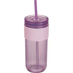 Verres à boire personnalisés avec paille et design Soledad - Product Image 5