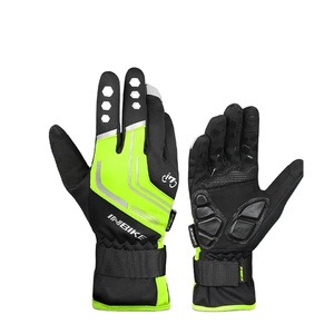 30 gants de travail d'hiver épais à doigts complets gants d'équitation d'extérieur imperméables et coupe-vent pour les scènes décontractées - Product Image 1