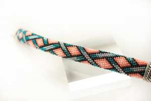 Bracelet manchette en perles faites à la main-Manchette pour femmes et filles - Product Image 4