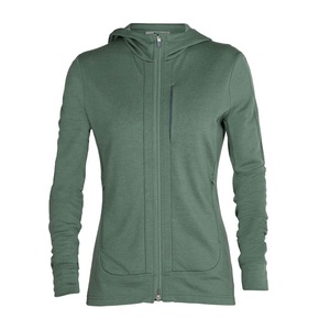 Sudadera con Capucha de Felpa Lisa con Cierre de Cremallera para Mujer PIHA SPORTS 2026, 100% Algodón, Mangas Largas, Bolsillo Delantero, Suave y Elástica, Tallas Grandes - Product Image 4