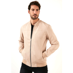 Veste bomber en toile pour homme, de haute qualité, écologique, à séchage rapide, avec doublure en coton, personnalisable avec logo OEM, prix hiver - Product Image 1