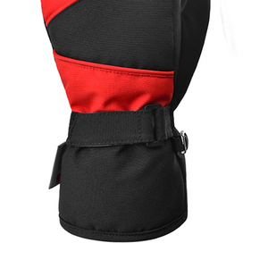 Gants de ski/snowboard KAMBOH OVERSEAS personnalisés, en cuir, chauds, imperméables, coupe-vent, à doigts entiers, avec fermeture auto-agrippante, unisexe - Product Image 4