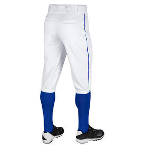 Оптовые бейсбольные брюки на заказ для подростков и мужчин, больших размеров, антибактериальные, из спандекса/полиэстера, высококачественные, мягкие и комфортные - Product Image 3