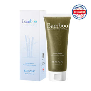 Masque en gel apaisant BERGAMO Bamboo Heartleaf 200ml - type à rincer - Product Image 1