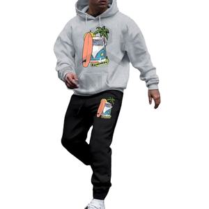 Survêtement d'hiver personnalisé de meilleure qualité pour hommes 100% coton grande taille sérigraphié col à capuche motif solide - Product Image 1