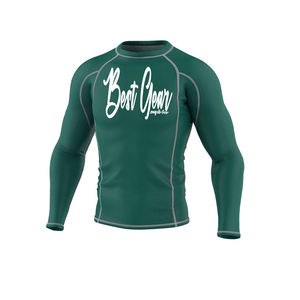 Chemise de compression personnalisée Rashguard de surf à manches courtes Rash Guard Mma Uv Upf 50 + Rash Guard pour hommes Bjj - Product Image 1