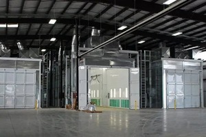 Cabine de peinture industrielle de grande taille pour usines ou ateliers et revêtement à grande échelle disponible pour la vente en gros - Product Image 2