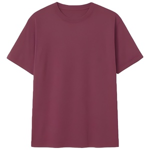 เสื้อยืดเปล่าคุณภาพสูง ปรับแต่งโลโก้ด้านหน้าได้ ไซส์ใหญ่ เสื้อลำลองแขนสั้นผู้ชาย ระบายอากาศได้ดี ปักลาย เป็นมิตรกับสิ่งแวดล้อม 100% - Product Image 1