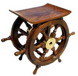 Rueda Náutica de madera con mango de 24 'de calidad superior, superventas decorativas, Dirección de barcos y barcos, rueda náutica elegante, mango de latón - Product Image 4