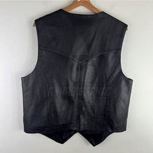 Gilet sans manches en cuir véritable pour homme, automne-hiver, vêtement d'extérieur décontracté et respirant 2026 - Product Image 4