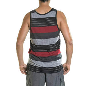 Hecho en el mejor material Camiseta sin mangas de gimnasio transpirable para hombre Último diseño Precio al por mayor Camiseta sin mangas para hombre - Product Image 6