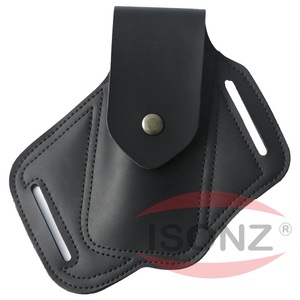Camping Couteau Taille Sac En Cuir Véritable Couteau Tactique Gaine Poche Chasse Outil Ceinture Sac Avec Poussin Bouton - Product Image 6