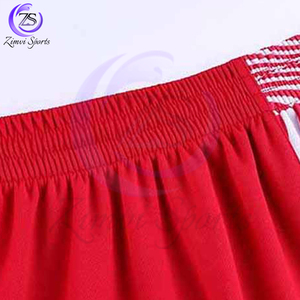 2025 rouge blanc contraste couleur bon fournisseur faites votre propre nouveauté entièrement personnalisé ensembles d'uniformes de basket-ball - Product Image 5