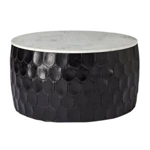 Centro decorativo de Metal y mesa de centro, juego de Color dorado, diseño único, mesa hecha a mano, suministro de muebles para sala de estar - Product Image 2