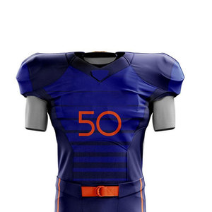 Maillot de football américain à séchage rapide OEM avec ensemble de pantalons Uniforme de football américain entièrement personnalisé Vêtements pour hommes - Product Image 4