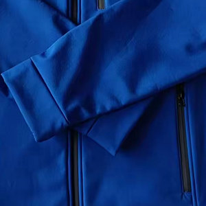 Veste Softshell tendance nouvelle conception 2025, chaude pour l'hiver, col montant, capuche, écologique, couleur personnalisée, best-seller - Product Image 6