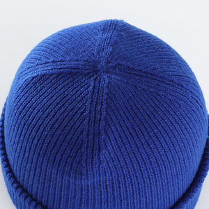 Casquette d'hiver spéciale brodée avec bordure à manches pour les sports de plein air, chapeaux en tricot tendance, chapeaux de crâne personnalisés plus chauds, chapeau en tricot - Product Image 5