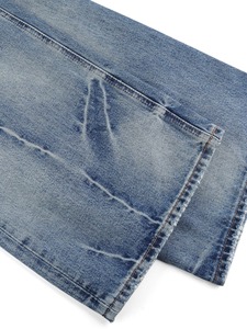 Fournisseur de jeans Jeans baggy pour hommes sur mesure Polyvalents Lavés à l'eau forte Poches latérales Structurés Bord brut Street Hip Hop Pantalons en denim - Product Image 6