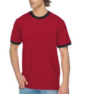 เสื้อยืดสำหรับผู้ชาย, เสื้อที่กำหนดเอง, เสื้อยืด Workwear Ringer - Product Image 4