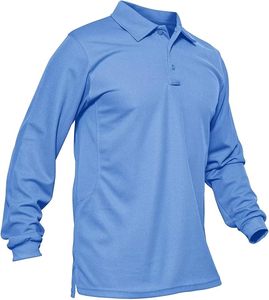 Chemises pour hommes en mélange de coton de qualité supérieure 100%, tissu à séchage rapide, logo brodé élégant, impression bicolore, impression d'entreprise - Product Image 2