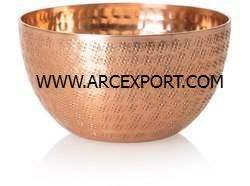 Bol à soupe en cuivre martelé vintage, vaisselle de table pour la maison et les restaurants, bol et plat de service pour aliments et collations, utilisation en cuisine - Product Image 4