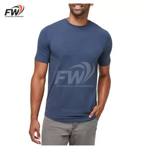 Camisetas de Jersey para Hombre de Alta Calidad OEM, Verano, Casual, Manga Corta, 100% Algodón, Transpirable, Secado Rápido, Ecológico, Antiarrugas - Product Image 1