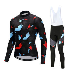 Ensembles de vêtements de sport de maillot de cyclisme sans couture de haute qualité Conceptions personnalisées Vêtements de cyclisme uniformes grande taille - Product Image 1