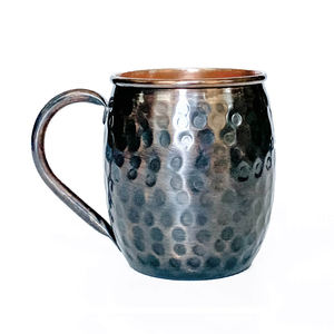 Dernière conception 100% pur fait à la main Moscou Mule cuivre tasses martelé bière tasse/Mule tasses fabricant et exportateurs - Product Image 1