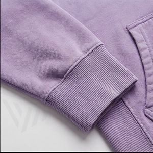 Sudadera con Capucha para Hombre, Estilo Nuevo, Lavado Ácido, Diseño Premium, Resistente, Color Liso Personalizable, Cuello con Capucha, Top de Invierno - Product Image 6