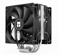 Refroidisseur CPU Thermalright AX120 V2 PLUS, boîtier noir pour ordinateur, 6 caloducs, 1500 tr/min, 10% roulement à billes, ventilateurs en cuivre noir, refroidissement