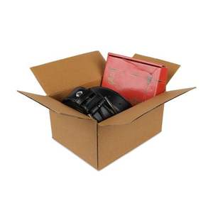 Versátiles cajas corrugadas de 3 capas marrones de 8,2x4,7x3 pulgadas impermeables materiales reciclables portátiles para uso en supermercados - Product Image 2