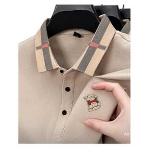 2025 OEM vente en gros coton graphique polos polo personnalisé surdimensionné tissus de haute qualité GSM 180/190/200/210/220 - Product Image 5