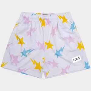 กางเกงขาสั้นตาข่ายพิมพ์ซับลิเมชันสำหรับผู้ชายกางเกงขาสั้นลายตาข่ายระบายอากาศได้ดีสำหรับฤดูร้อน2024 - Product Image 2