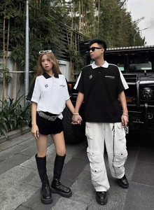 Unisex Oversize para Polo Unisex Patrón-Diseñado Poliéster/Algodón para Hombres y Mujeres - Product Image 3