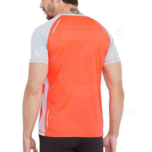 Custom Fitness Wear <b>Men</b> Gym T Shirts Featuring Athletic <b>Stretch</b> Construction For Training Running And Performance Activities - Product Image 3