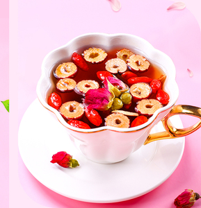 Thé Herbal Santé Rose, Sucre Noir, <span class=keywords><strong>Gingembre</strong></span> et Jujube Savoureux pour Femmes - Sachets de Thé Haut de Gamme Chauffants et Nourrissants en Boîte - Product Image 4