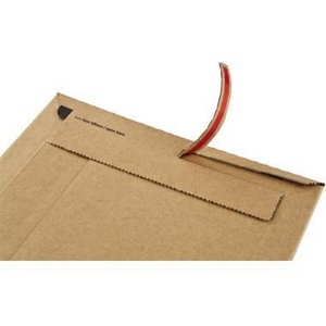 Bolsa de Papel Corrugado Autoadhesiva ColomPac, Color Marrón, 400 x 285 x 50 mm (Ancho x Alto x Profundidad), Bolsa de Envío con Ventana, Producto Promocional - Product Image 3