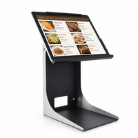 Support de menu avec écran LED, mobilier d'extérieur, table basse, mobilier d'hôtel, mobilier de restaurant, chariot de service, panneau de caisse