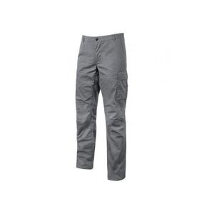 Pantalones de trabajo de hierro de color gris océano, ropa de trabajo cómoda de lona de algodón elástico, 2017 - Product Image 1