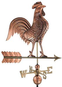 Escultura de animales distintiva, veletas de cobre, ideales para casas rústicas, tejados, graneros y decoración al aire libre - Product Image 6