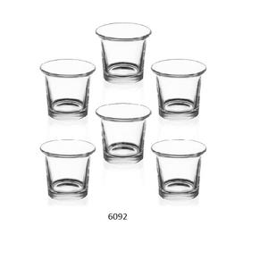 ชุดเชิงเทียนแก้วเทียนหอมหอยนางรมแบบแขวน6ชิ้นสำหรับคริสต์มาสและวันหยุดงานแต่งงานวันเกิดของตกแต่งบ้าน - Product Image 2