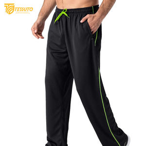 กางเกงสเวตเตอร์ผ้าฝ้ายแบบมีเชือกผูกสำหรับผู้ชายกางเกงผ้าฟลีซโอเวอร์ไซส์ลายปักแบบกำหนดเอง - Product Image 1