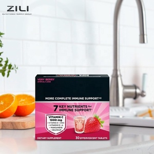 Comprimés effervescents <span class=keywords><strong>de</strong></span> soutien immunitaire à marque privée, <span class=keywords><strong>Zinc</strong></span> Vitamine D3, Boost d'énergie, Sans sucre, Comprimés à dissolution rapide - Product Image 4