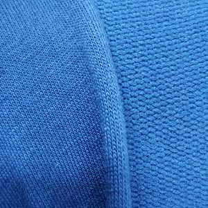 Tela de felpa de lana de dos capas rojo claro 75% algodón 20% poliéster 5% Spandex Jersey deportivo de punto de fábrica ropa para uso en vestidos - Product Image 3