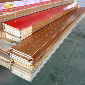<span class=keywords><strong>Panneau</strong></span> sandwich décoratif en <span class=keywords><strong>polyuréthane</strong></span> PU de 16 <span class=keywords><strong>mm</strong></span> et <span class=keywords><strong>20</strong></span> <span class=keywords><strong>mm</strong></span>, <span class=keywords><strong>panneau</strong></span> mural extérieur isolé en métal sculpté - Product Image 5